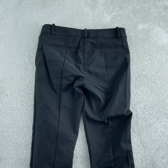 Ann Taylor Loft Black Skinny Pants Size 8 Blend Mid-Rise Womens 5778 - Picture 2 of 11